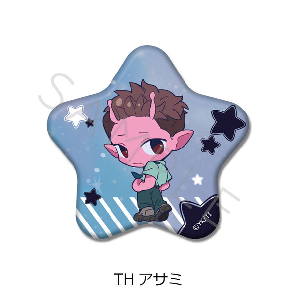『銀河特急 ミルキー☆サブウェイ』星型缶バッジ ちぽっけ TH アサミ