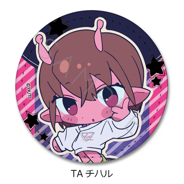 『銀河特急 ミルキー☆サブウェイ』レザーバッジ(丸形) ちぽっけ TA チハル