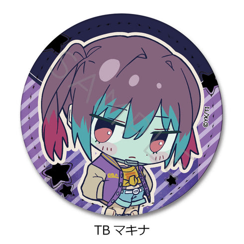 『銀河特急 ミルキー☆サブウェイ』レザーバッジ(丸形) ちぽっけ TB マキナ