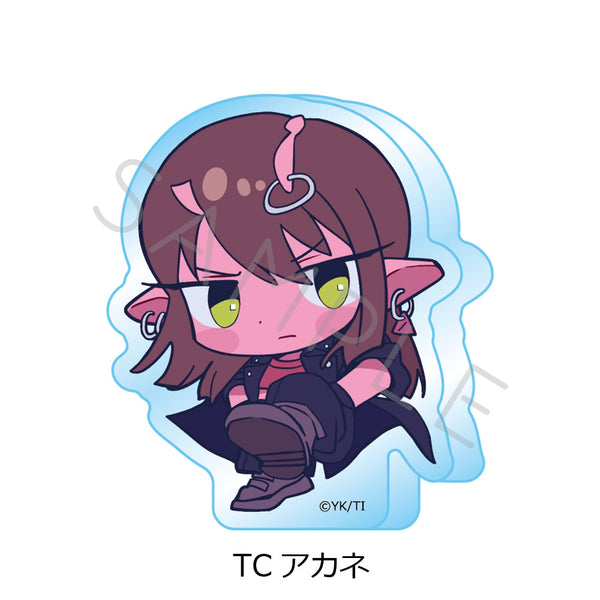 『銀河特急 ミルキー☆サブウェイ』アクリルミニブロック ちぽっけ TC アカネ
