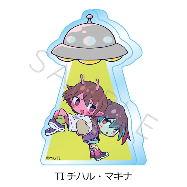 『銀河特急 ミルキー☆サブウェイ』アクリルミニブロック ちぽっけ TI チハル・マキナ