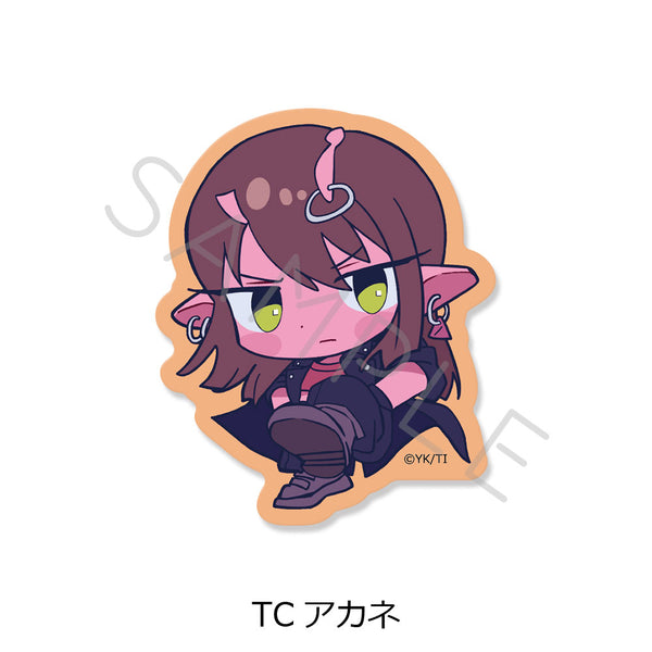 『銀河特急 ミルキー☆サブウェイ』クリアカードステッカー ちぽっけ TC アカネ
