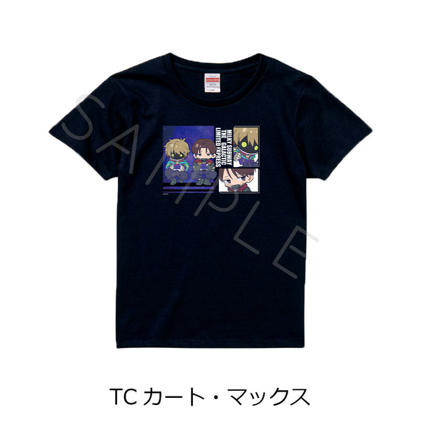 『銀河特急 ミルキー☆サブウェイ』Tシャツ ちぽっけ TC カート・マックス ブラック Lサイズ