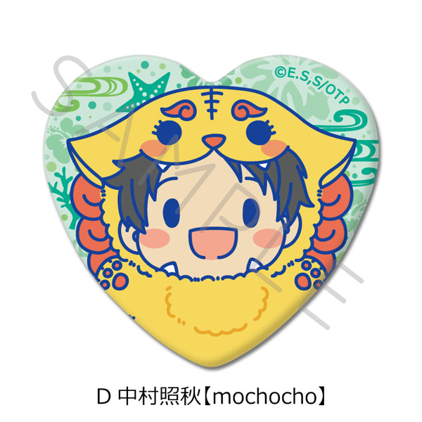 『沖縄で好きになった子が方言すぎてツラすぎる』ハート型缶バッジ D 中村照秋 mochocho