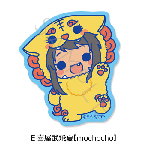 『沖縄で好きになった子が方言すぎてツラすぎる』クリアステッカー E 喜屋武飛夏 mochocho