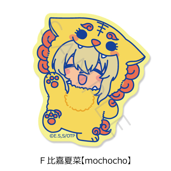 『沖縄で好きになった子が方言すぎてツラすぎる』クリアステッカー F 比嘉夏菜 mochocho