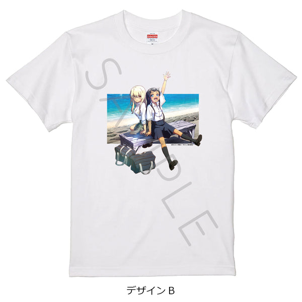 『沖縄で好きになった子が方言すぎてツラすぎる』Tシャツ デザインB ホワイト Lサイズ