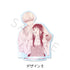 "Pink and Habanero" Acrylic Stand, Design E