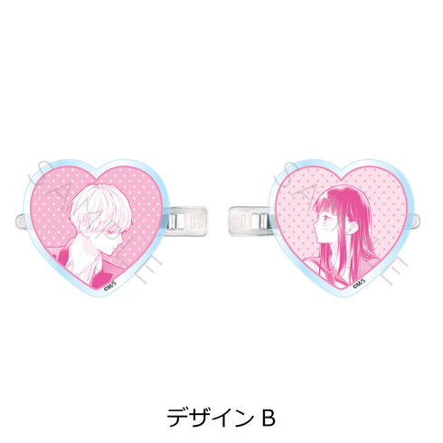 "Pink and Habanero" Bang Clip, Design B