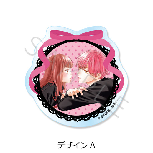 "Pink and Habanero" Clear Sticker - Design A