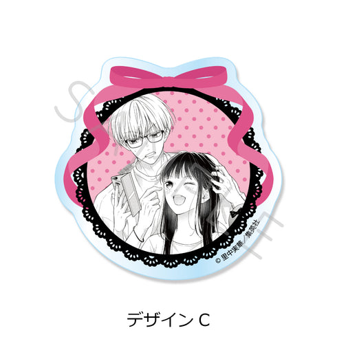 "Pink and Habanero" Clear Sticker - Design C