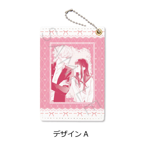 "Pink and Habanero" Pass Case, Design A