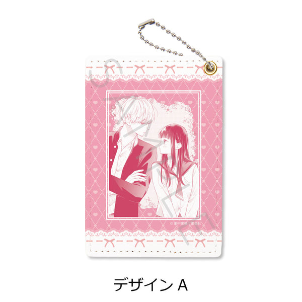 "Pink and Habanero" Pass Case, Design A