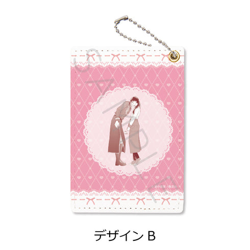 "Pink and Habanero" Pass Case, Design B