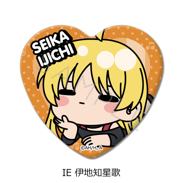 "Bocchi the Rock!" Vol. 5 Heart-Shaped Pin Badge: IE - Seika Ijichi