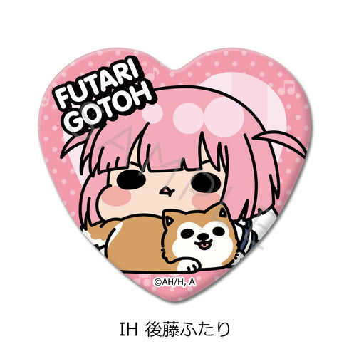 "Bocchi the Rock!" Vol. 5 Heart-Shaped Pin Badge: IH Futari Goto