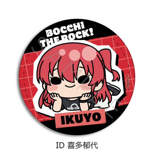 "Bocchi the Rock!" Vol. 5 Leather Badge ID: Ikuyo Kita