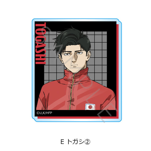 "Hyakuemu." 3-Way Acrylic Badge E: Togashi 2