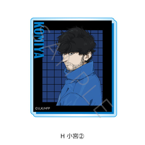 "Hyakuemu." 3-Way Acrylic Badge (Small) Komiya 2