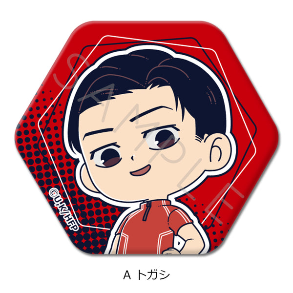 "Hyakuemu." Hexagonal Pin Badge A: Togashi