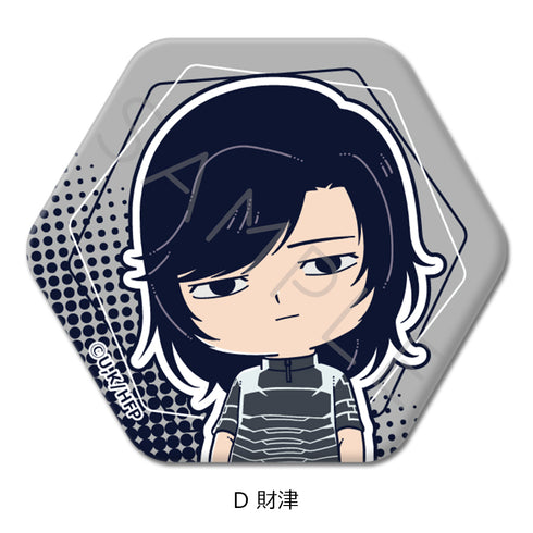 "Hyakuemu." Hexagonal Pin Badge D: Zaitsu