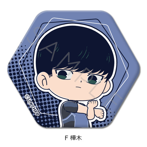 "Hyakuemu." Hexagonal Pin Badge F: Kabaki