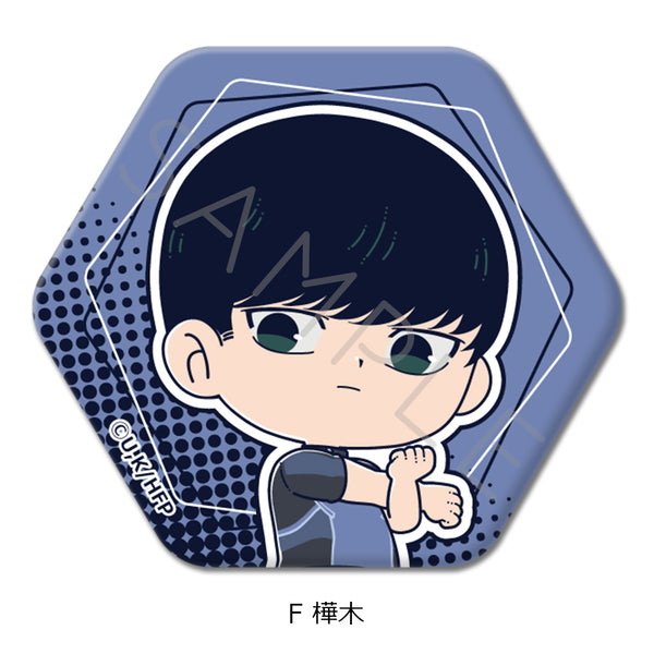 "Hyakuemu." Hexagonal Pin Badge F: Kabaki