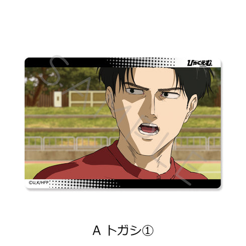 "Hyakuemu." Clear Card Sticker A Togashi 1