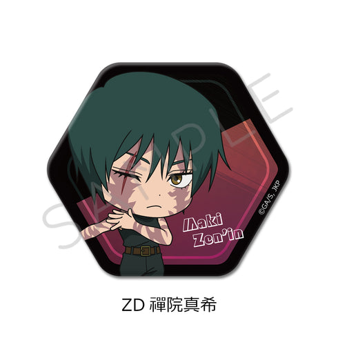 『呪術廻戦 第3期 死滅回游』六角形缶バッジ ZD 禪院真希