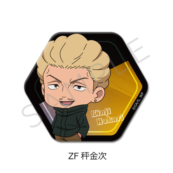 『呪術廻戦 第3期 死滅回游』六角形缶バッジ ZF 秤金次