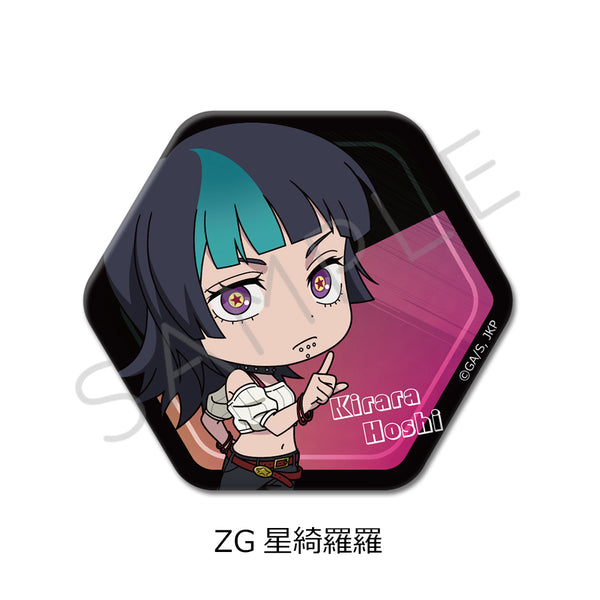 『呪術廻戦 第3期 死滅回游』六角形缶バッジ ZG 星綺羅羅