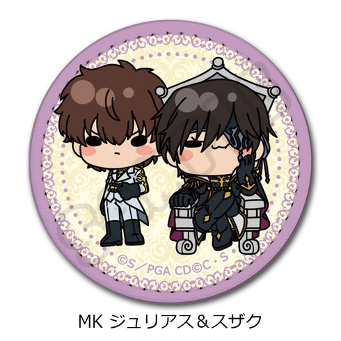 《Code Geass:亡國的阿基托》皮革徽章(圓形)MK 朱利葉斯&蘇扎克