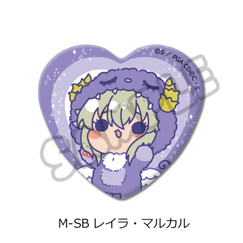『コードギアス 亡国のアキト』第2弾 ハート型缶バッジ M-SB レイラ・マルカル