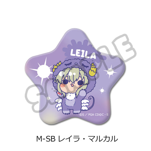 『コードギアス 亡国のアキト』第2弾 星形缶バッジ M-SB レイラ・マルカル
