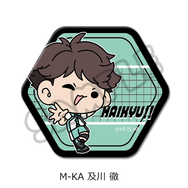 《排球少年!!》第10弹 六边形徽章(mochocho) M-KA 及川彻