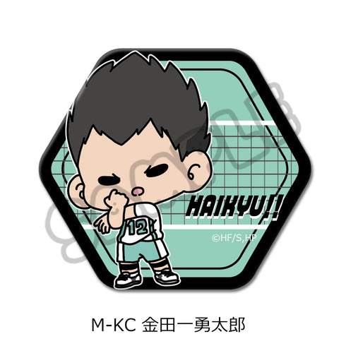 "Haikyu!!" 10th Series Hexagonal Pin Badge (mochocho) M-KC Yutaro Kindaichi