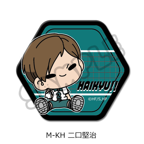 《排球少年!!》第10彈 六角形徽章(mochocho) M-KH 二口堅治