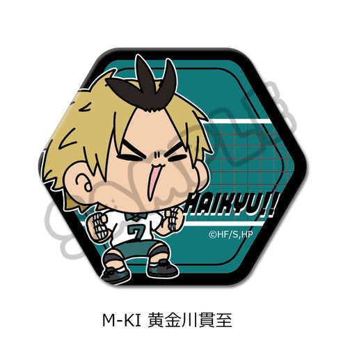 《排球少年!!》第10彈 六角形徽章(mochocho) M-KI 黃金川貫至