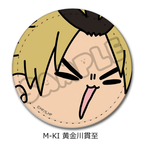 《排球少年!!》第10彈 皮革徽章(mochocho) M-KI 黃金川貫至
