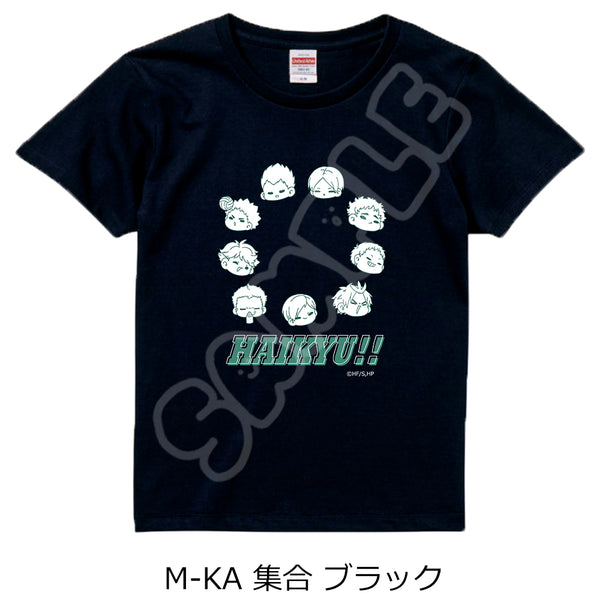 『ハイキュー!!』第10弾 Tシャツ(mochocho) M-KA 集合 ブラック Sサイズ