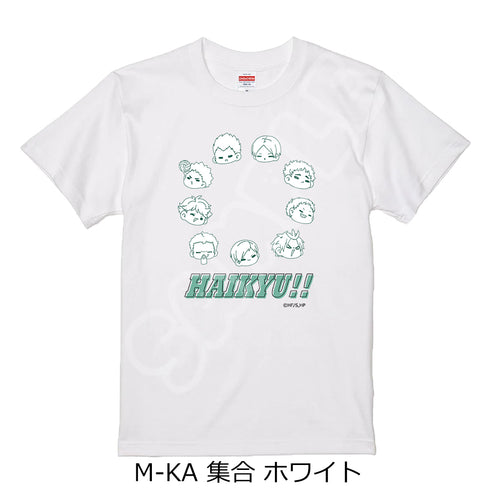 《排球少年!!》第10彈 T恤 (mochocho) M-KA 集合 白色 M號