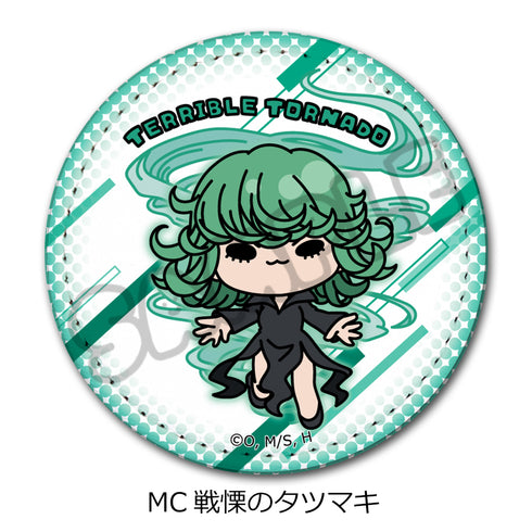 『ワンパンマン』レザーバッジ(丸形) MC 戦慄のタツマキ