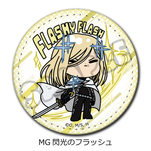 『ワンパンマン』レザーバッジ(丸形) MG 閃光のフラッシュ