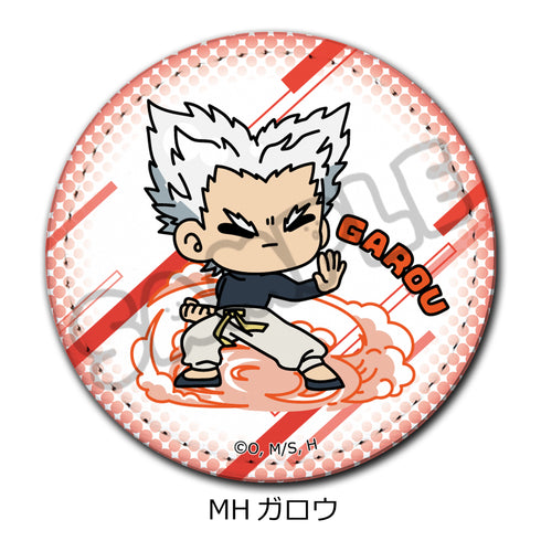 『ワンパンマン』レザーバッジ(丸形) MH ガロウ