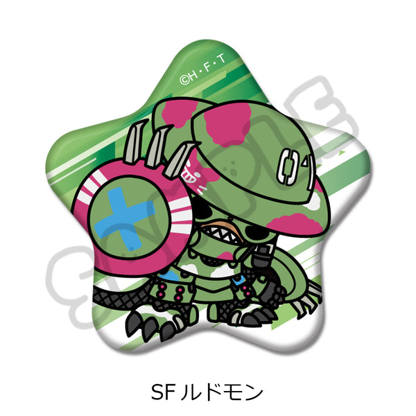 "DIGIMON BEATBREAK" Series 2: Star-Shaped Pin Badge - SF Ludmon