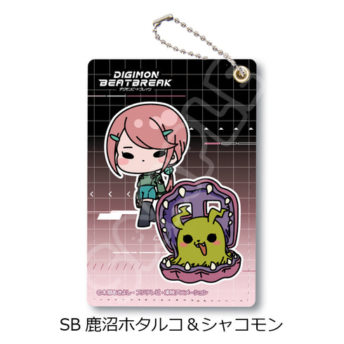 『DIGIMON BEATBREAK』第2弾 パスケース SB 鹿沼ホタルコ&シャコモン