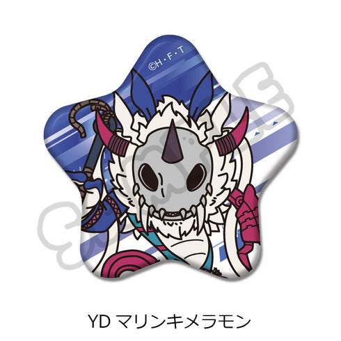 『DIGIMON BEATBREAK』第3弾 星型缶バッジ YD マリンキメラモン