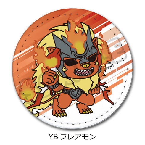 『DIGIMON BEATBREAK』第3弾 レザーバッジ YB フレアモン