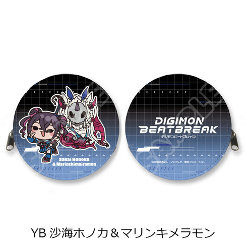 『DIGIMON BEATBREAK』第3弾 丸形コインケース YB 沙海ホノカ&マリンキメラモン