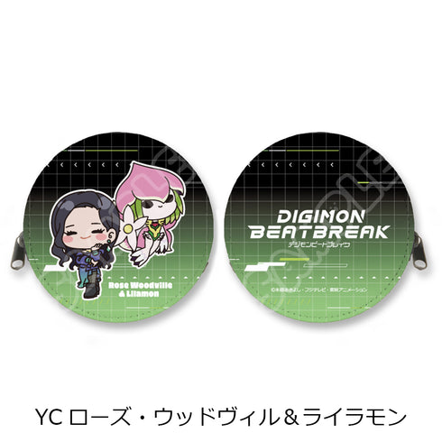 『DIGIMON BEATBREAK』第3弾 丸形コインケース YC ローズ・ウッドヴィル&ライラモン